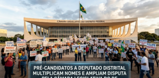 Pré-candidatos a deputado distrital multiplicam nomes e ampliam disputa pela Câmara Legislativa do DF