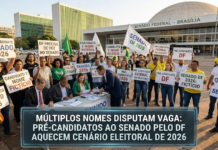 Múltiplos nomes disputam vaga: pré-candidatos ao Senado pelo DF aquecem cenário eleitoral de 2026
