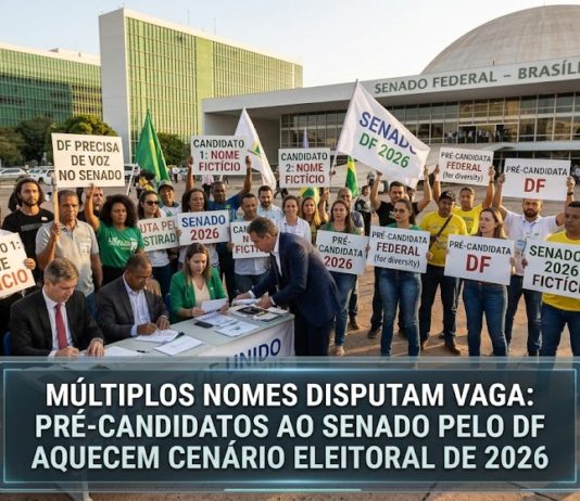 Múltiplos nomes disputam vaga: pré-candidatos ao Senado pelo DF aquecem cenário eleitoral de 2026