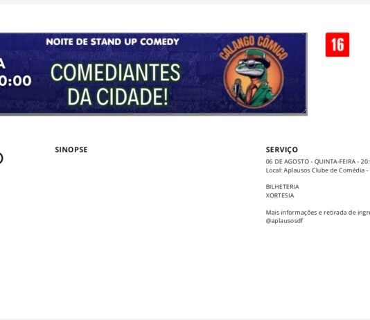 Cultura e risos em pauta: Aplausos Clube de Comédia recebe a noite “Comediantes da Cidade”