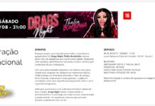 Brilho, glamour e irreverência: Thália Bombinha apresenta o espetáculo “Drags Night” no Distrito Federal