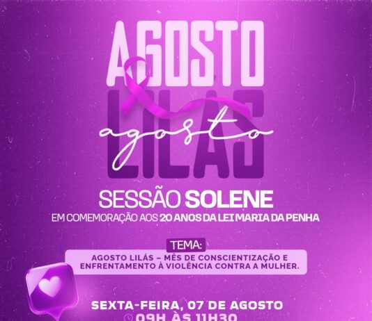 Novo Gama promove sessão solene pelos 20 anos da Lei Maria da Penha