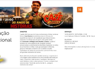 Noites de grandes emoções: Cazé Gomes desembarca no Aplausos Clube de Comédia com o espetáculo “Contando o milagre sem revelar o Santo”
