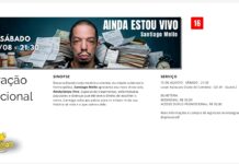 Uma celebração bem-humorada da superação: Santiago Mello apresenta o show “Ainda Estou Vivo” no Distrito Federal