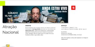 Uma celebração bem-humorada da superação: Santiago Mello apresenta o show “Ainda Estou Vivo” no Distrito Federal
