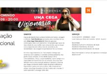 Uma perspectiva transformadora: Tatá Mendonça apresenta o espetáculo “Uma Cega Visionária 2.0” no Distrito Federal