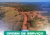 Novo Gama assina ordem de serviço para pavimentação da entrada do Alagado (Trecho 02)