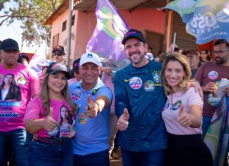 Carreata por Joscilene do Mangão mobiliza Novo Gama e atrai lideranças estaduais