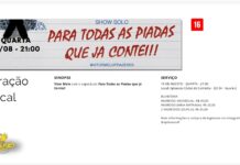 Humor e nostalgia no palco: Vítor Melo apresenta “Para todas as piadas que já contei!” no Aplausos Clube de Comédia