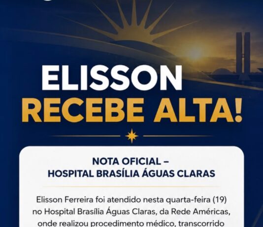 Elisson Ferreira: candidato ao GDF passa por cirurgia de emergência.
