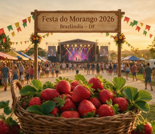 Festa do Morango de Brazlândia celebra tradição, economia local e diversão para toda a família