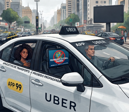 TSE proíbe propaganda eleitoral em veículos de transporte por aplicativo
