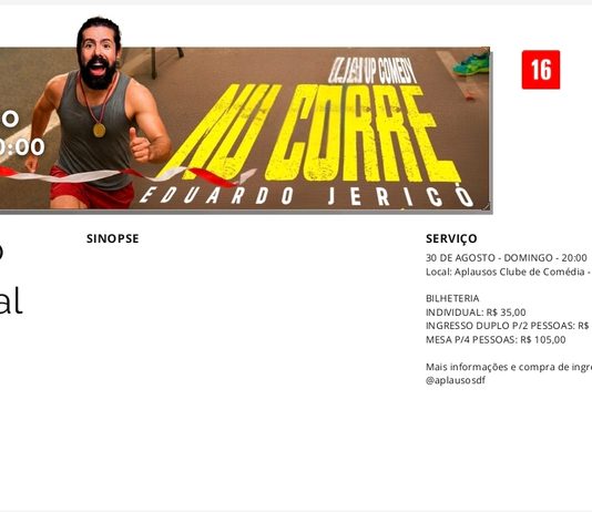 O ritmo frenético da vida moderna: Eduardo Jerico apresenta o solo “No Corre” no Aplausos
