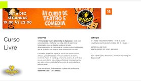 A arte da expressão: Aplausos abre inscrições para a terceira edição de seu Curso de Teatro e Comédia