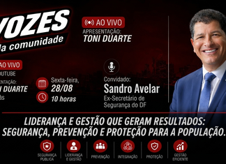 Ex-secretário de Segurança do DF, Sandro Avelar, é entrevistado nesta sexta (28) no “Vozes da Comunidade”