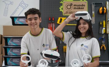 Escola estadual amplia preparação para o Enem com realidade virtual, impressoras 3D e kits pedagógicos