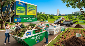 Sustentabilidade urbana: Distrito Federal oferece descarte gratuito de podas e galhadas nos papa-entulhos