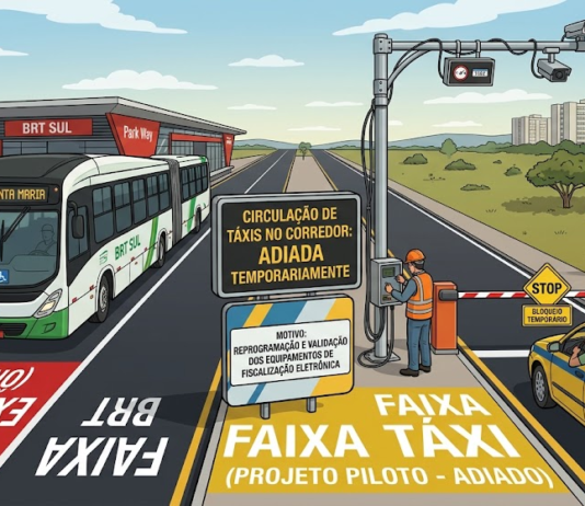 Mobilidade integrada em aposta ajustada: adiada a circulação de táxis no corredor exclusivo do BRT Sul