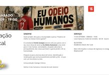 Sábado é dia de desabafar: cola no show “Eu Odeio Humanos” e venha rir da nossa própria desgraça!