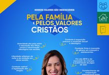 Cris Britto apresenta plataforma voltada à defesa da família e dos valores cristãos