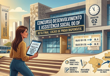 Reta final: locais de prova do concurso de assistência social do DF já estão disponíveis para consulta