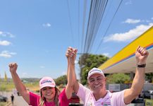 Reta final: Joscilene do Mangão encerra campanha com grande carreata no Lago Azul em Novo Gama