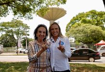 Celina Leão recebe apoio de Maria de Lourdes Abadia em Ceilândia com foco em saúde e idosos