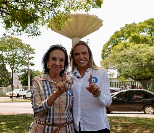 Celina Leão recebe apoio de Maria de Lourdes Abadia em Ceilândia com foco em saúde e idosos