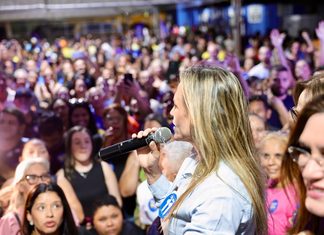 Celina reúne Michelle Bolsonaro e Damares em agenda política em Planaltina