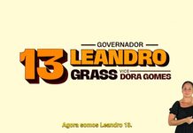 Leandro Grass adota visual laranja e busca ampliar base eleitoral no segundo turno