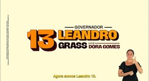 Leandro Grass adota visual laranja e busca ampliar base eleitoral no segundo turno