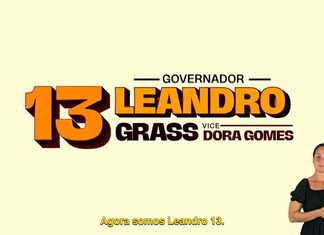 Leandro Grass adota visual laranja e busca ampliar base eleitoral no segundo turno