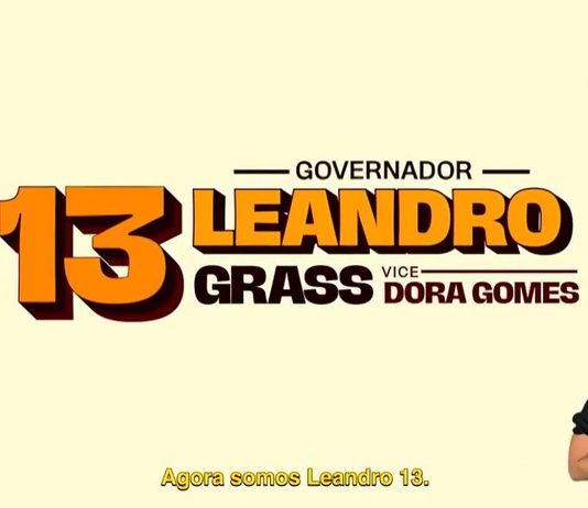 Leandro Grass adota visual laranja e busca ampliar base eleitoral no segundo turno