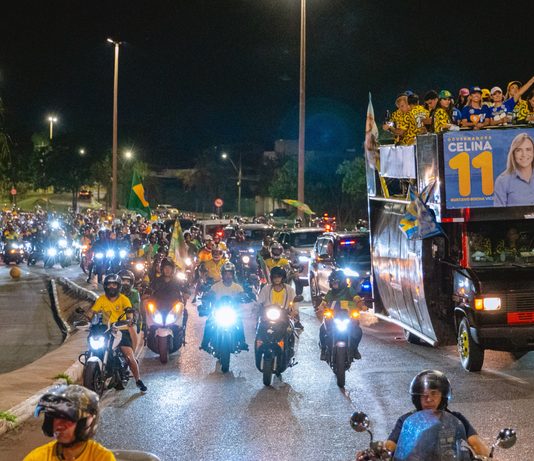 Força nas ruas: Celina Leão lidera mega Motocarreata pela capital e mobiliza militância para a reta final