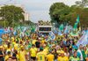 Mobilização popular encara reta final: multidão lota eixo monumental em apoio a Celina Leão e Flávio Bolsonaro