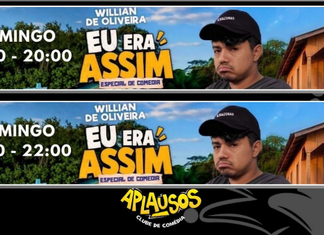 Viagem no tempo e gargalhadas: Willian de Oliveira traz o sucesso “Eu era assim” ao Guará 2