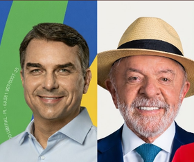 Flávio Bolsonaro e Lula avançam ao segundo turno na disputa pela Presidência